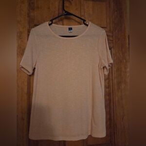 Old Navy Women's Peach Short Sleeve Tee